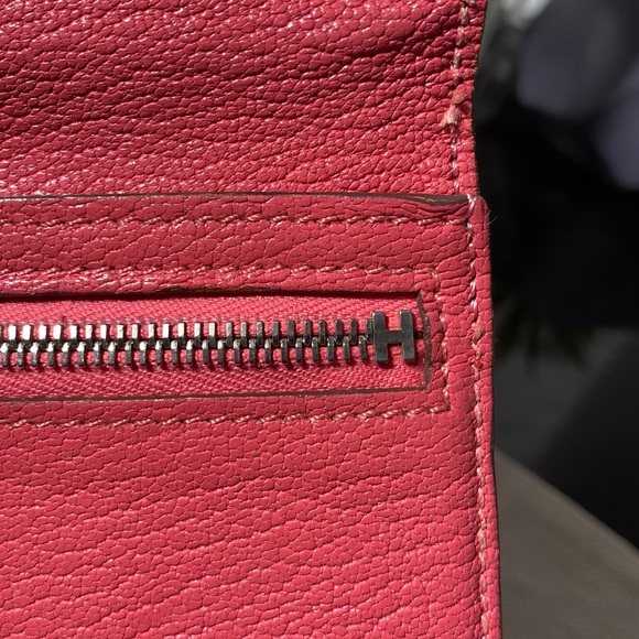 Authentic Rare Pink Hermes Bearn Wallet - Picture 11 of 16